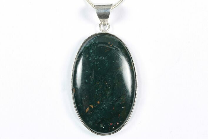 Bloodstone Pendant (Necklace) - Includes Chain #346497